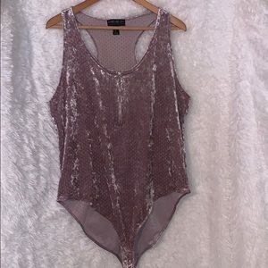 Velvet bodysuit